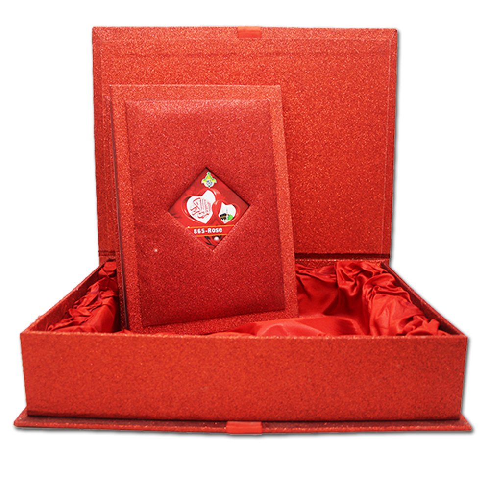 Holy Quran Tajwedi Translated With Rose Box