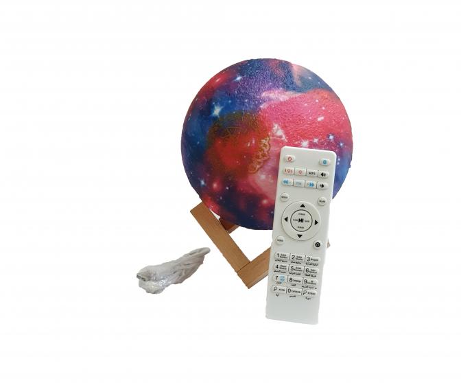 Moon Quran Speaker 3D (galaxy moon lamp)