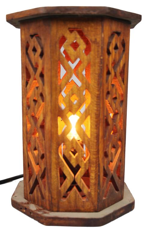 Wooden lamp Gol Pahlu Style