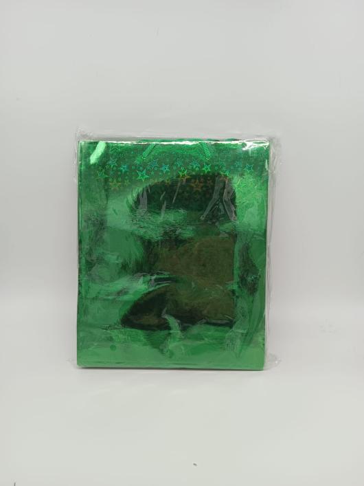(Pack of 10pcs) Holographic paper Gift Bag 18x21x8cm