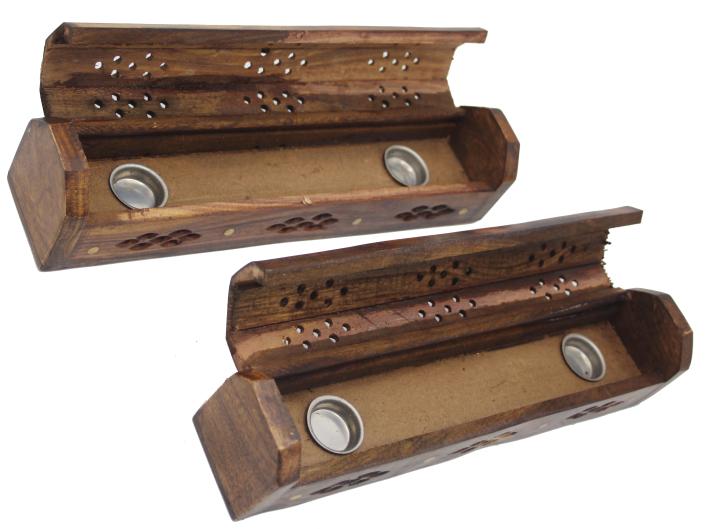 Wooden Agardaan / Bukhoor Burner 2x12x2.5