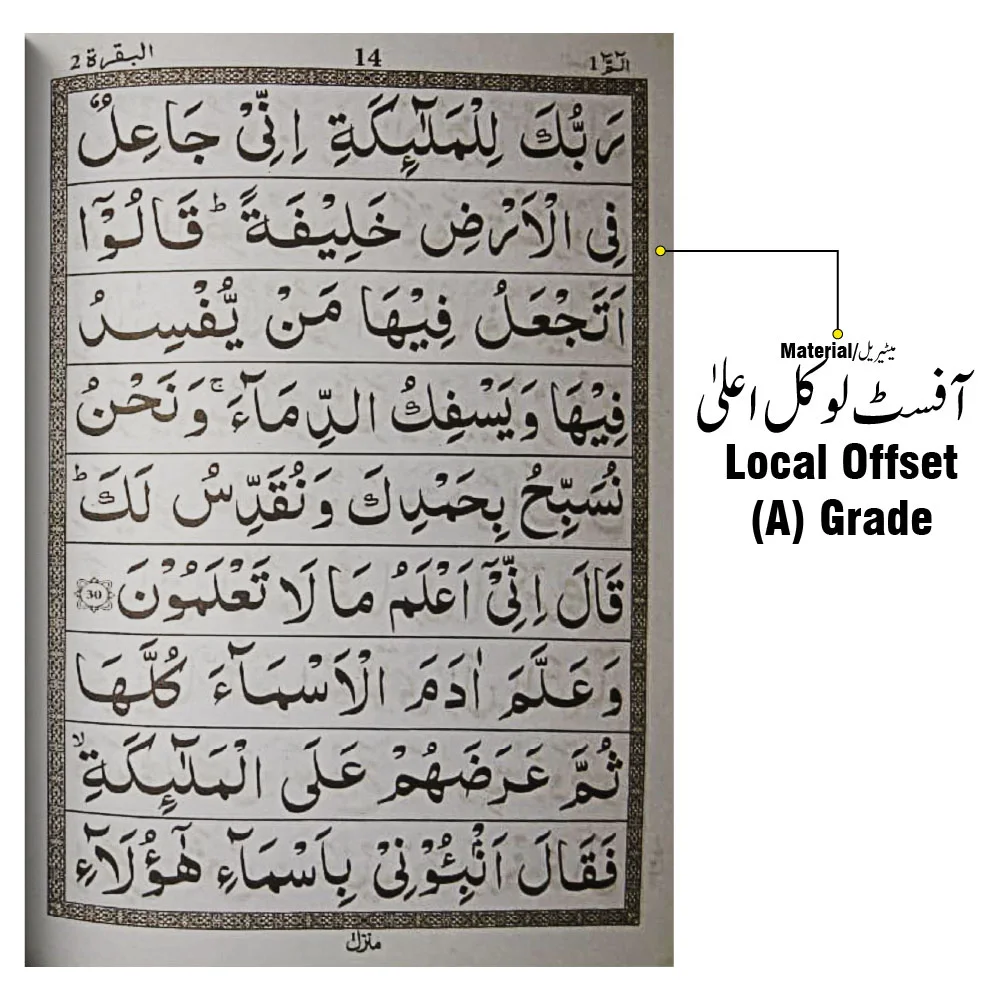 Holy Quran (Paraset)64 Page Bold