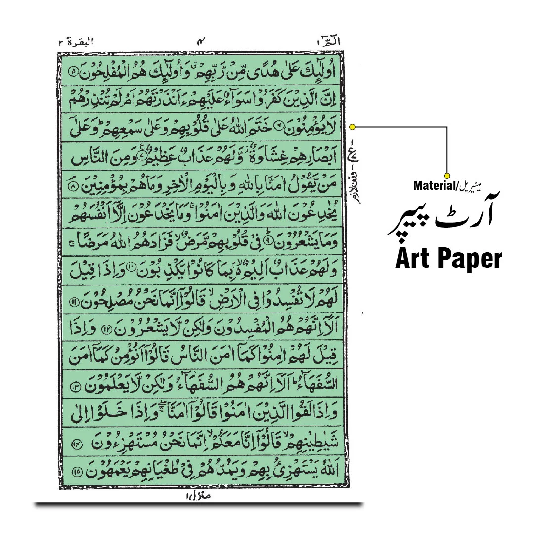 Holy Quran (15 Line Hafzi)