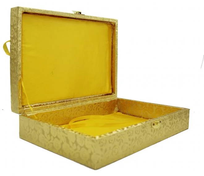Golden Quran Box built in Rahail Stand GBR76