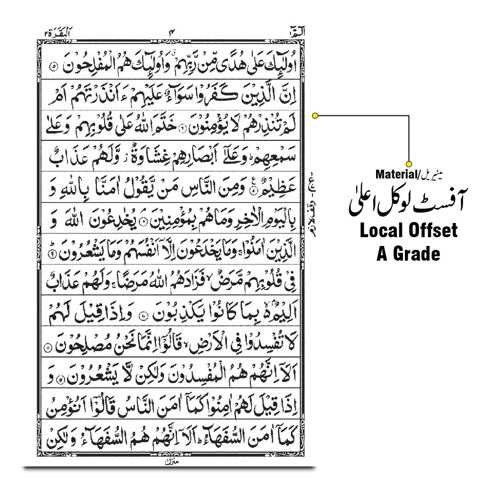 Holy Quran(13 Line Hafizi)