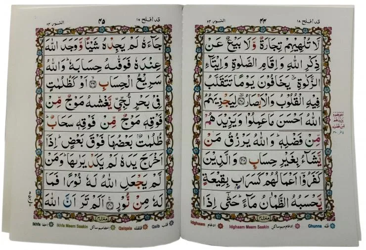 Para set 9 line Colour Coded Card
