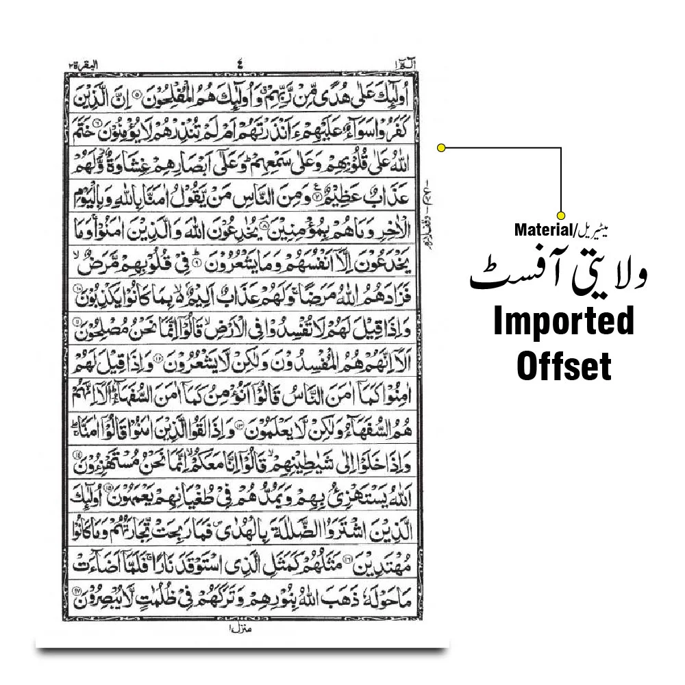 Holy Quran 16 Line
