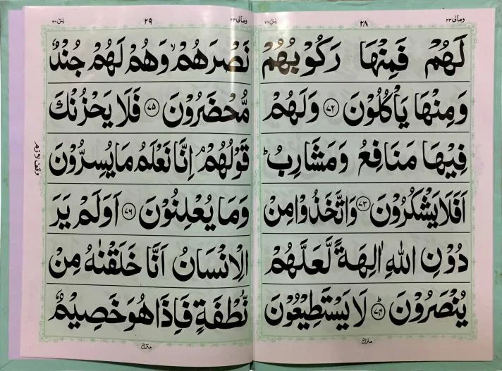 soora yaseen (bold font)32 Pages