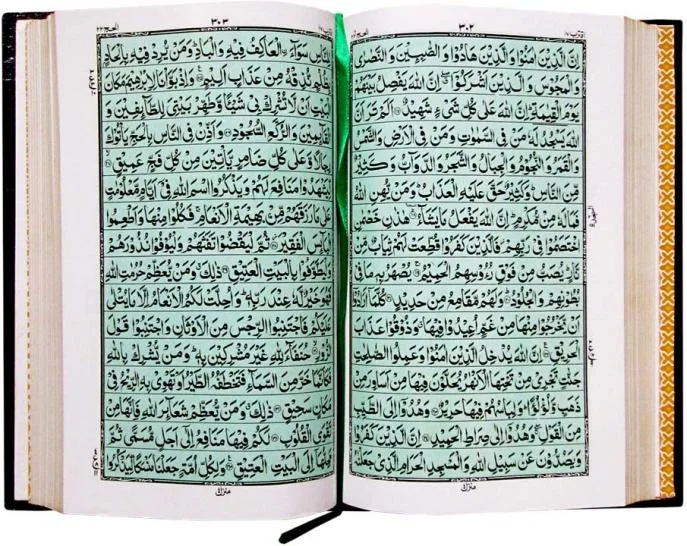 Holy Quran(16 Line Hafizi) shaneel binding