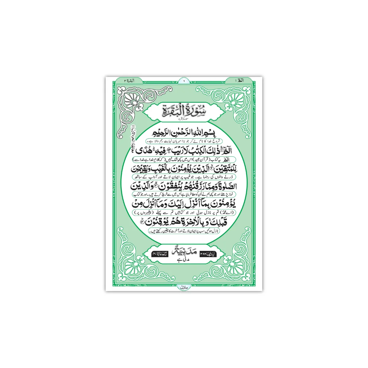 Sura Buqra Translated