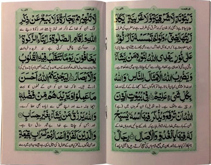 Sura Noor Translated
