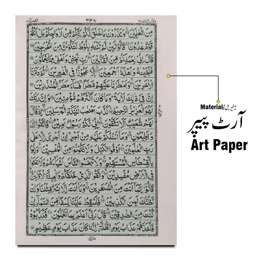 Holy Quran (16 Line Hafzi)