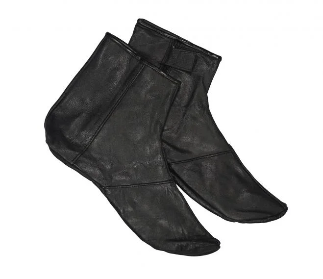 Leather Socks Black(Sizes 7 to 13)