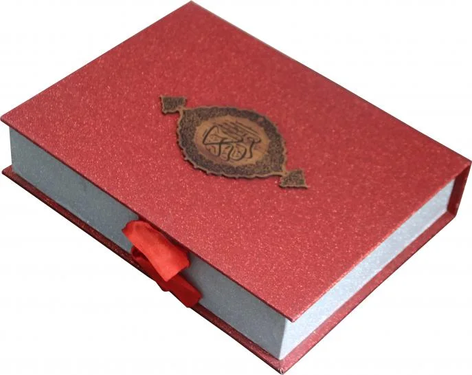 Holy Quran Tajwedi Translated With Rose Box