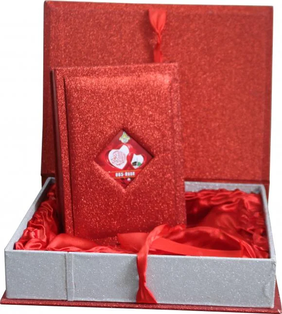 Holy Quran Tajwedi Translated With Rose Box