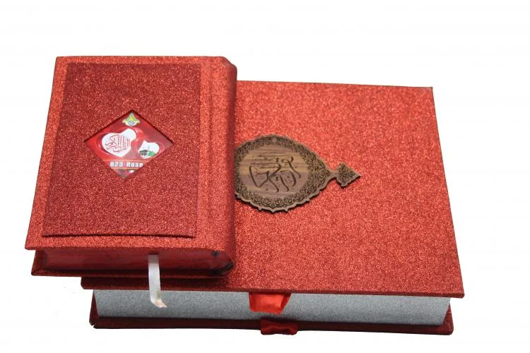 Holy Quran Tajweedi 13 Line With Rose Box