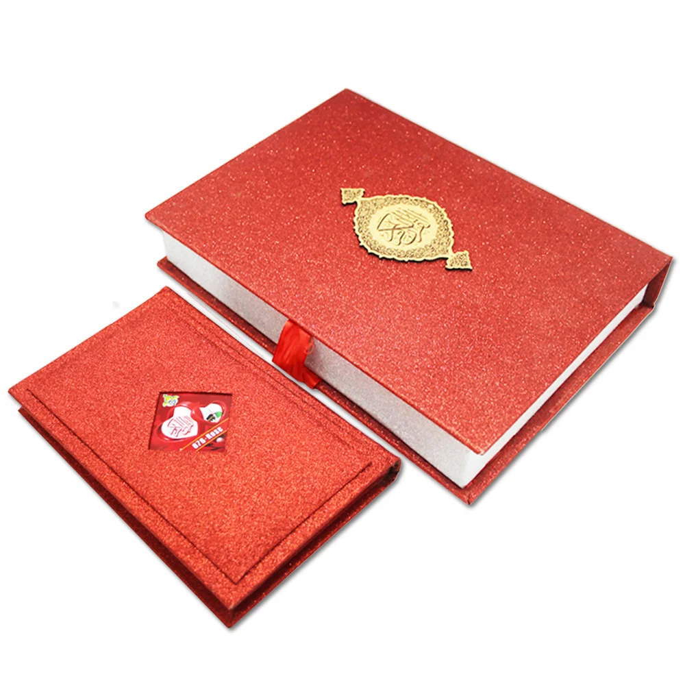 Holy Quran Tajweedi 16 Line With Rose Box RED