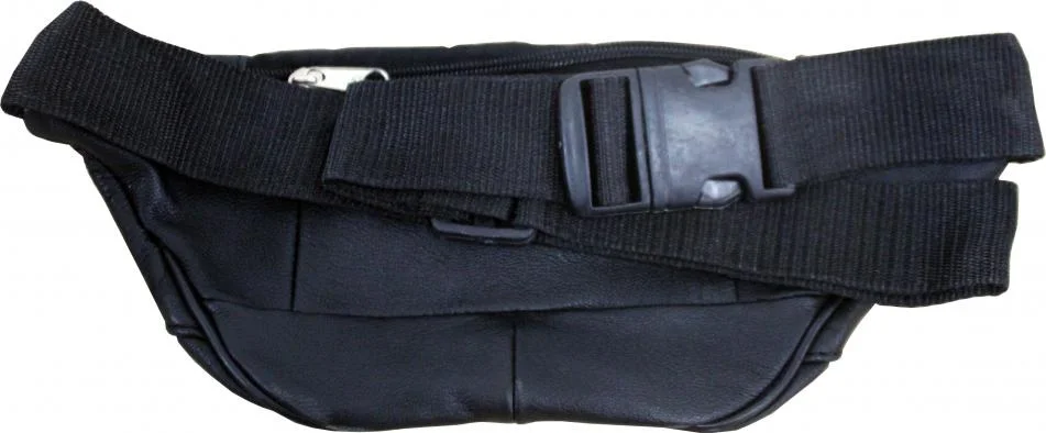 Hajj pouch Black Leather(3 pocket)Norm Quality