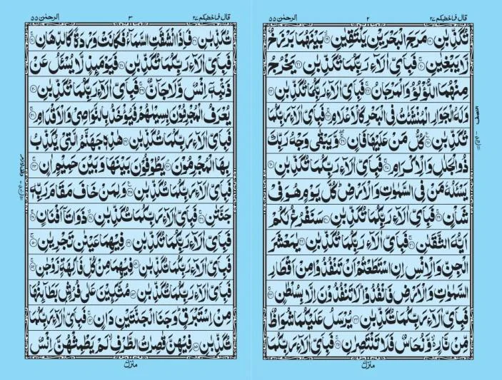 Surah Rahman Card
