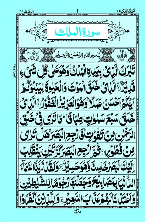 SURAH MULK
