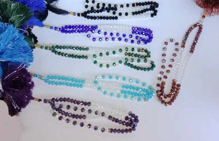100 (Medium Beads) Tasbih (Crystal)x12