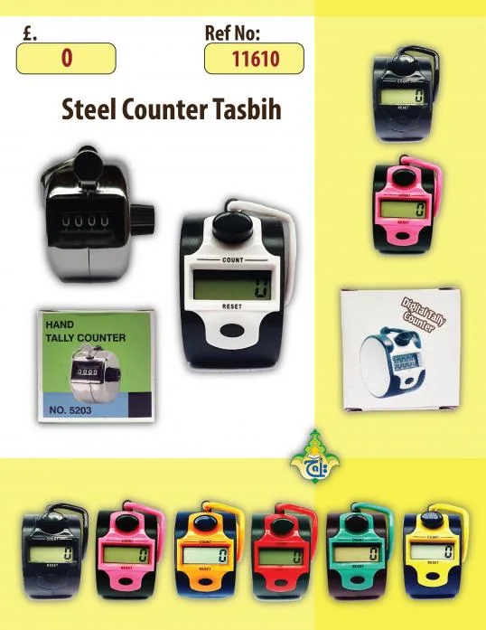 Premium Hand Tally Counter Metal Steel  