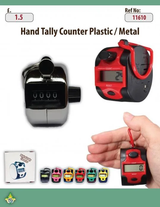 Premium Hand Tally Counter Metal Steel  
