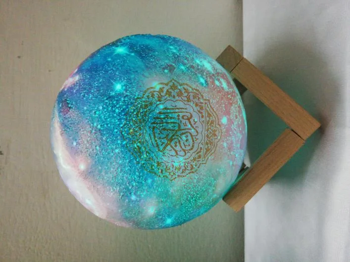 Moon Quran Speaker 3D (galaxy moon lamp)