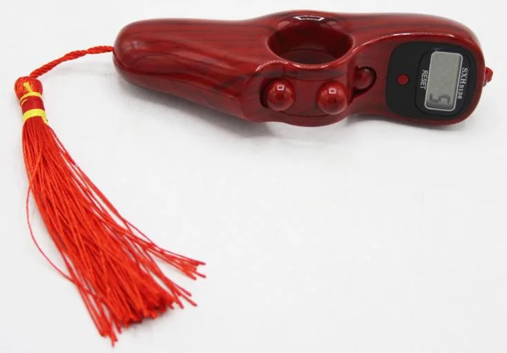Digital Beeds Counter tasbih Wooden Texture