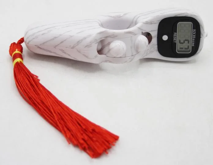 Digital Beeds Counter tasbih Wooden Texture