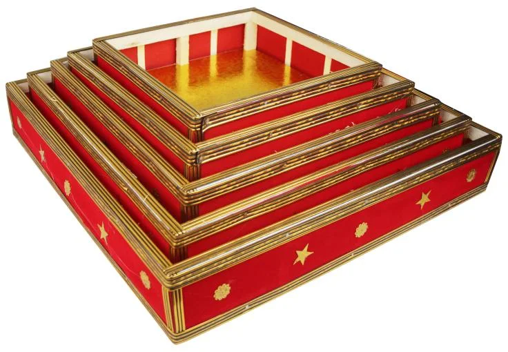 Fancy Basket large Size Rectangular Square Velvet (Set of 5pcs) Pakistan
