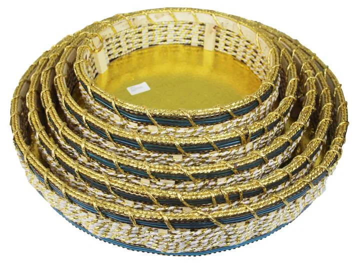 Fancy Basket Circular Shape Large Size (Set Of 5pcs)