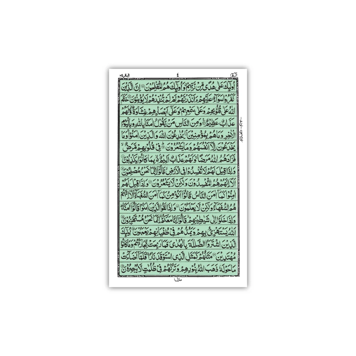 Holy Quran(16 Line Hafizi)