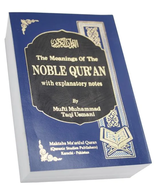 Noble Quran with elemantory notes by Mufti Taqi Usmani 10x15cm