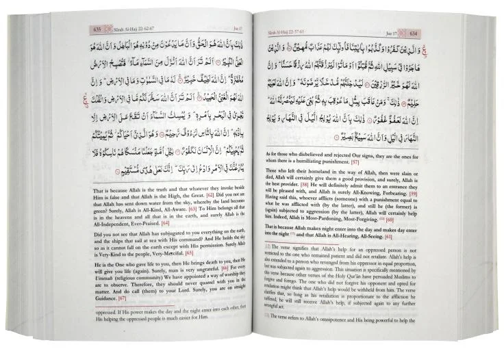 Noble Quran with elemantory notes by Mufti Taqi Usmani 10x15cm