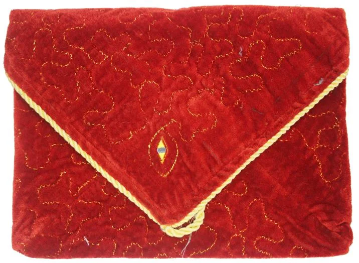 Padded Vwlvet Juzdan With Sunstyle Embroidery A4 Size
