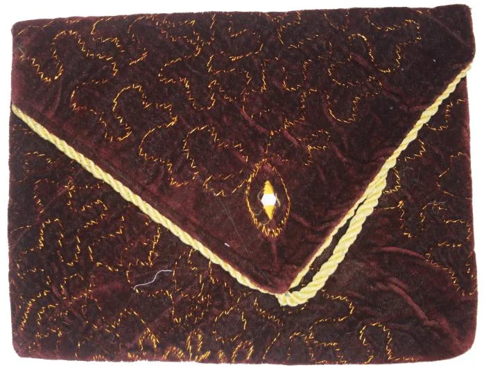 Padded Vwlvet Juzdan With Sunstyle Embroidery A4 Size