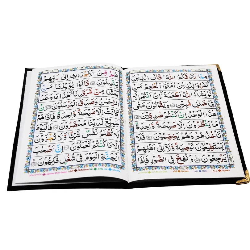 Surah Yaseen (Velvet Binding) with English Translation 9 Line Tajweed