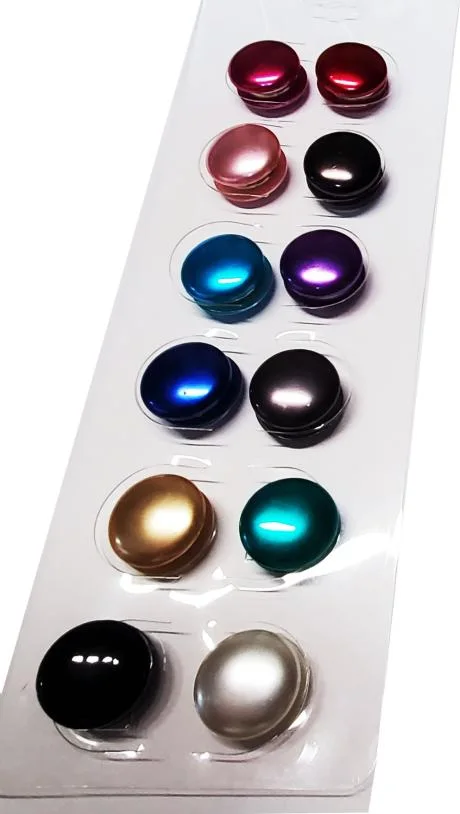 12 PAIRS Magnetic Hijab Pins (Plain design stone)