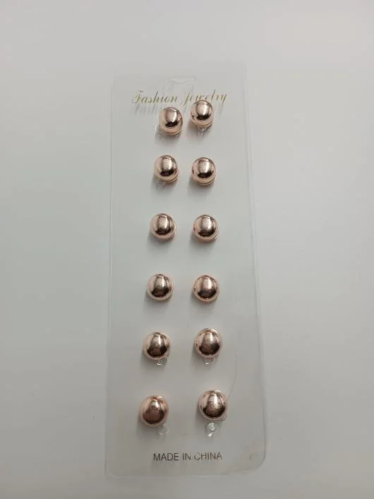 12 PAIRS Magnetic Hijab Pins (Plain design stone)