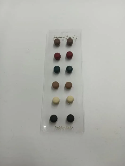 12 PAIRS Magnetic Hijab Pins (Plain design stone)