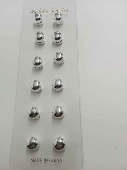 12 PAIRS Magnetic Hijab Pins (Plain design stone)
