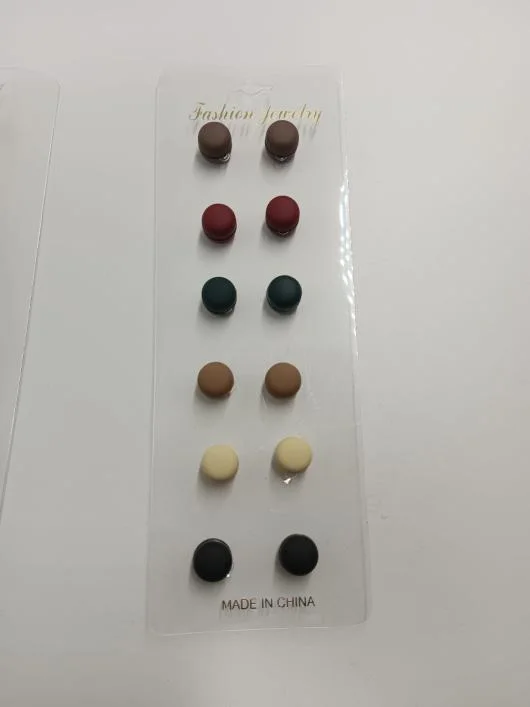 12 PAIRS Magnetic Hijab Pins (Plain design stone)