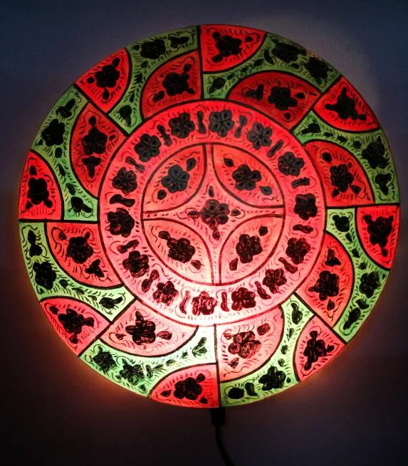 Camel Skin Wall Lamp (Plate) 12 inches