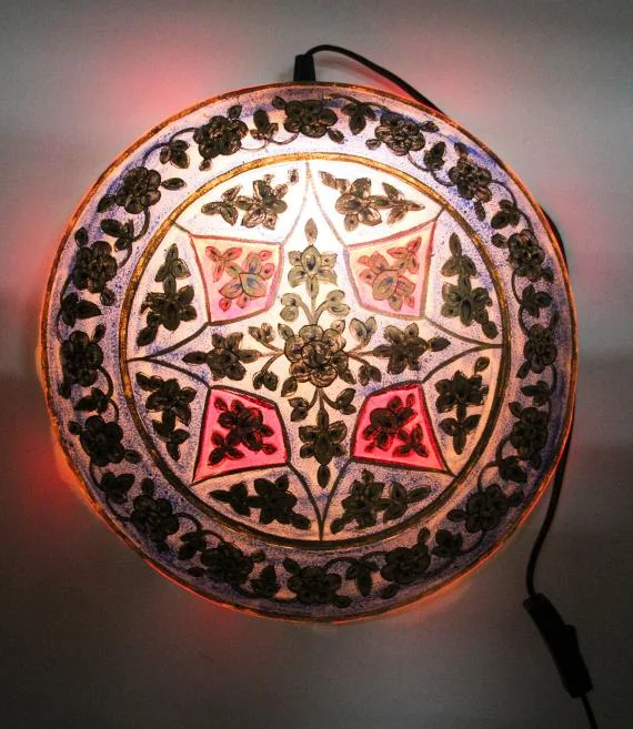 Camel Skin Wall Lamp (Plate) 12 inches