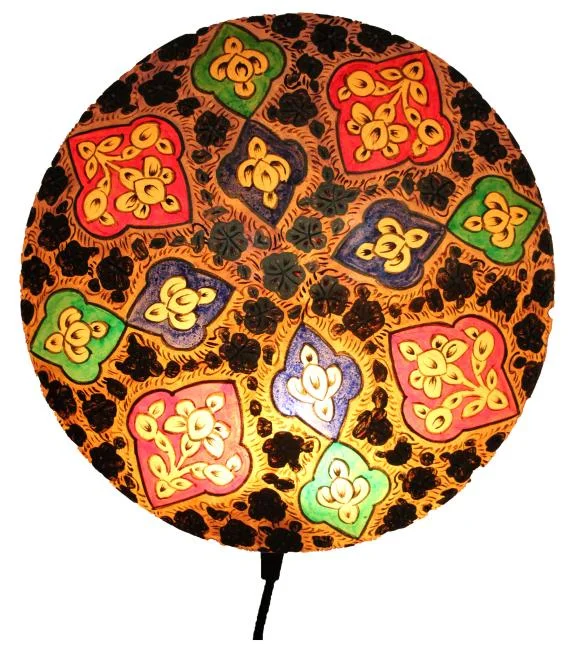 Camel Skin Wall Lamp (Plate) 12 inches