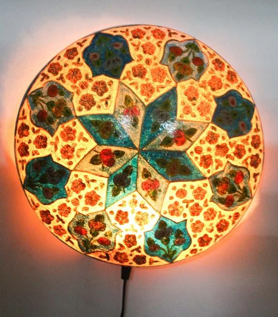 Camel Skin Wall Lamp (Plate) 12 inches