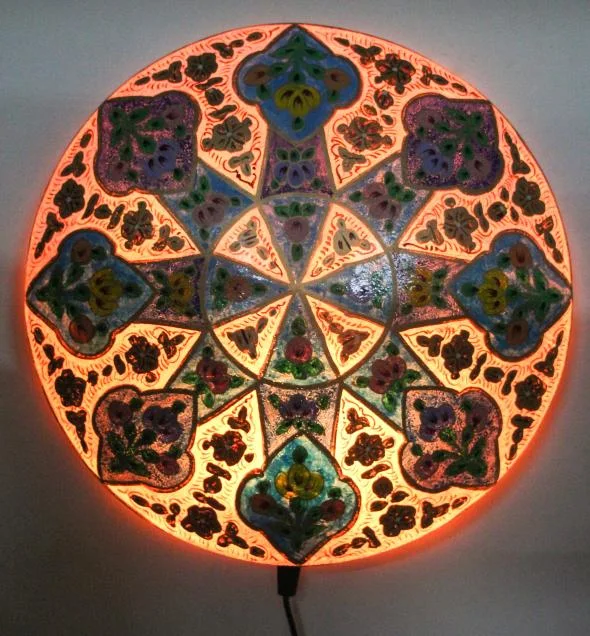 Camel Skin Wall Lamp (Plate) 12 inches