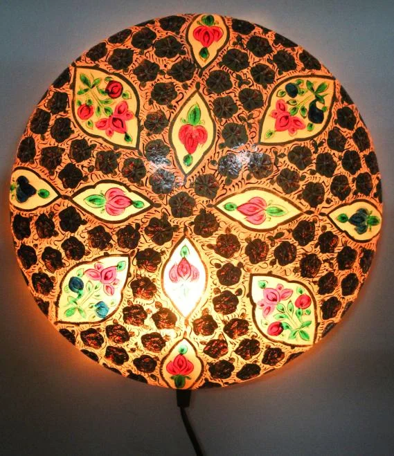 Camel Skin Wall Lamp (Plate) 12 inches