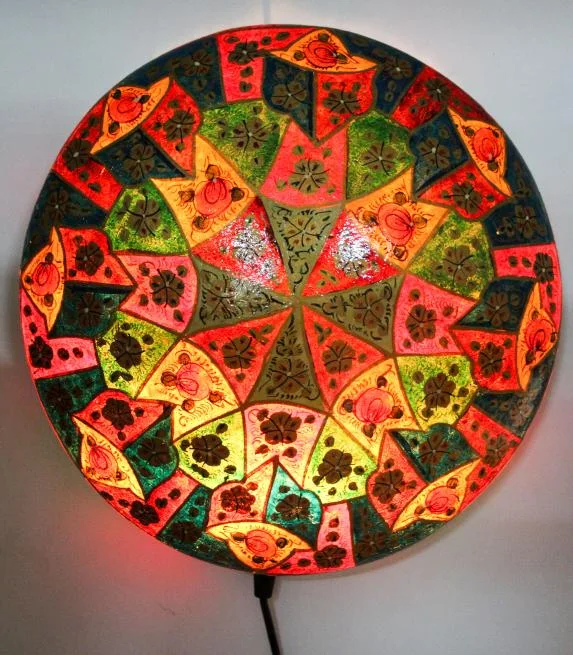 Camel Skin Wall Lamp (Plate) 12 inches